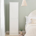 Stevie 1 Door Wardrobe - White - Laura James