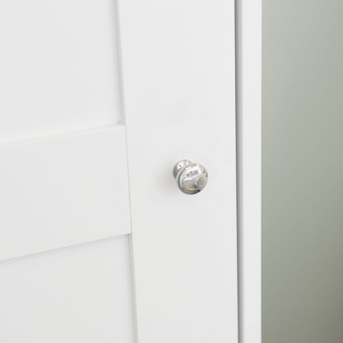 Stevie 1 Door Wardrobe - White - Laura James