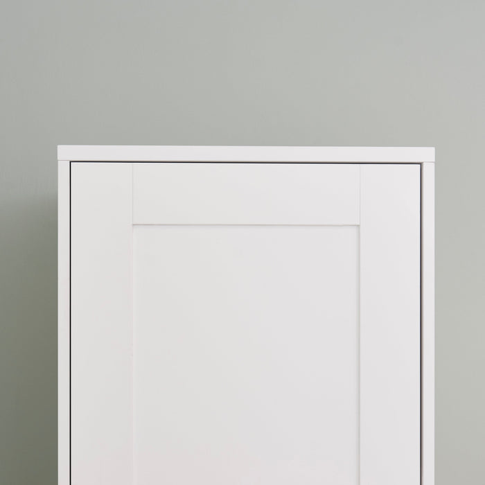 Stevie 1 Door Wardrobe - White - Laura James