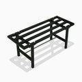 SUMO Heavy-Duty Plant Pot Stand 2 feet black color
