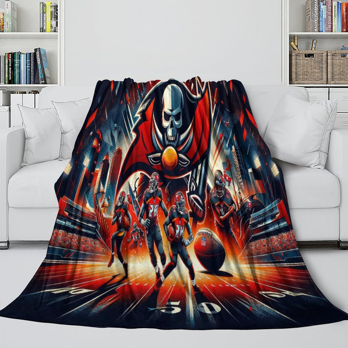 Tampa Bay Buccaneers Blanket Flannel Fleece Throw Room Decoration