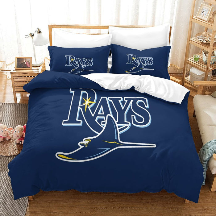 Tampa Bay Rays Bedding Set Quilt Cover Without Filler
