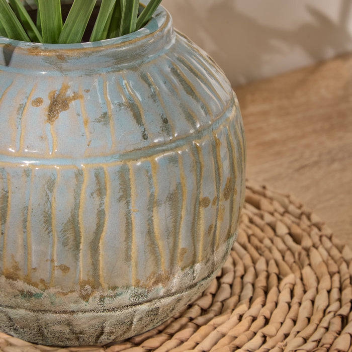 Tariva Ceramic 13.5cm Vase - Cornflower Blue - Laura James