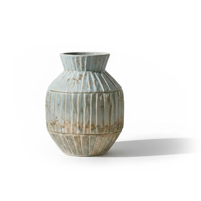 Tariva Ceramic 25cm Vase - Cornflower Blue - Laura James