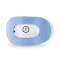 Teleties Flat Round Clip -Clear Skies