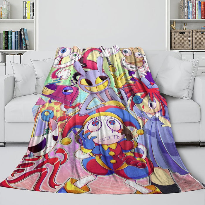 The Amazing Digital Circus Blanket Flannel Fleece Throw Room Decoration