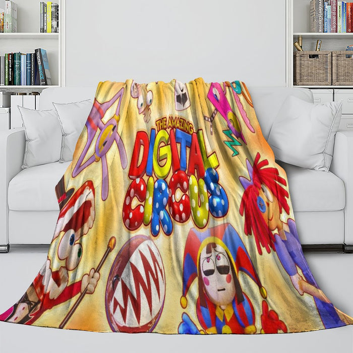 The Amazing Digital Circus Blanket Flannel Fleece Throw Room Decoration