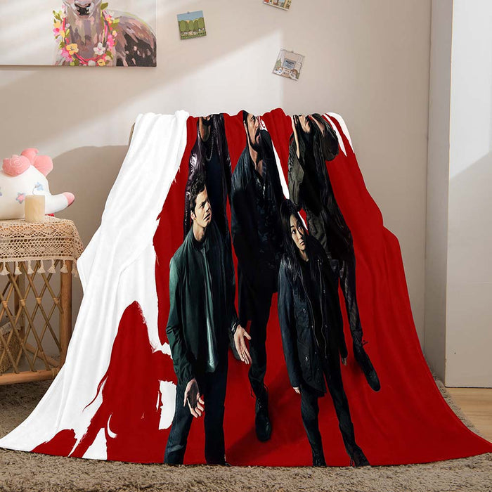 The Boys Blanket Pattern Flannel Throw Room Decoration