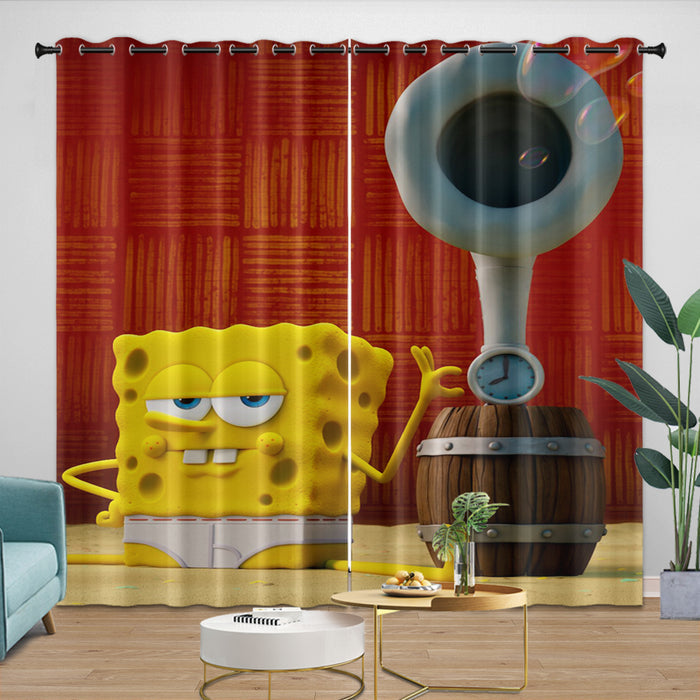 The SpongeBob Movie Search for SquarePants Curtains Blackout Window Drapes