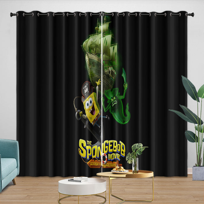 The SpongeBob Movie Search for SquarePants Curtains Blackout Window Drapes