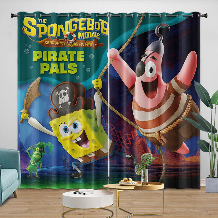The SpongeBob Movie Search for SquarePants Curtains Blackout Window Drapes
