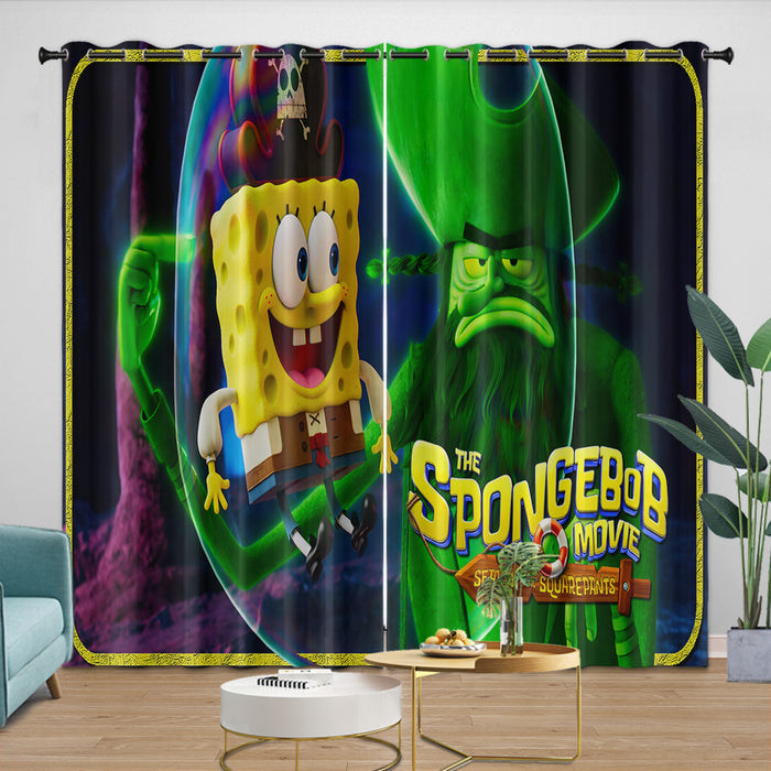 The SpongeBob Movie Search for SquarePants Curtains Blackout Window Drapes