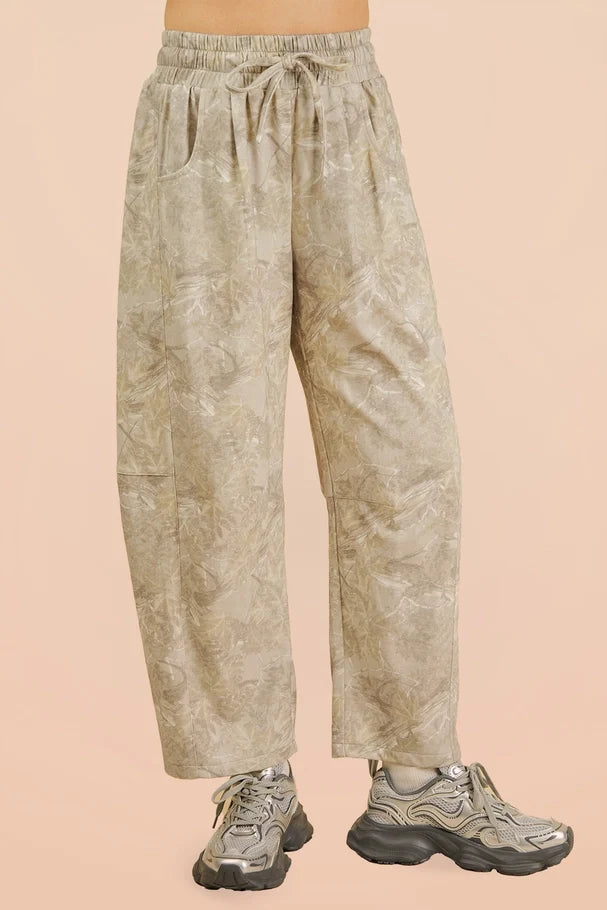 Tiffany Camo Barrel Pants