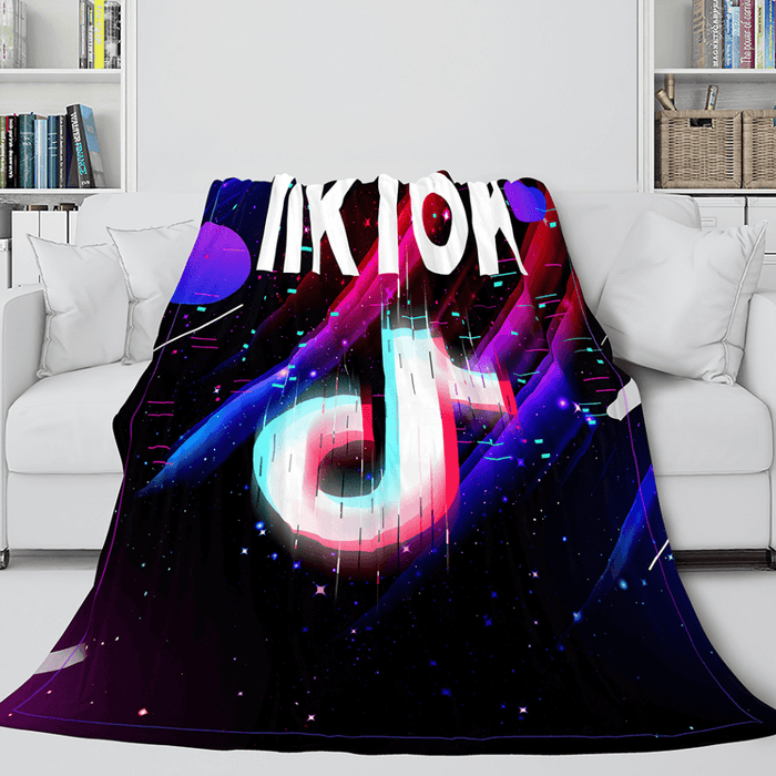TikTok Soft Flannel Fleece Throw Blanket - EBuycos
