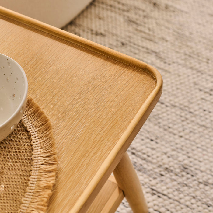 Tilly 100cm Rectangular Coffee Table - Whitewash Oak - Laura James