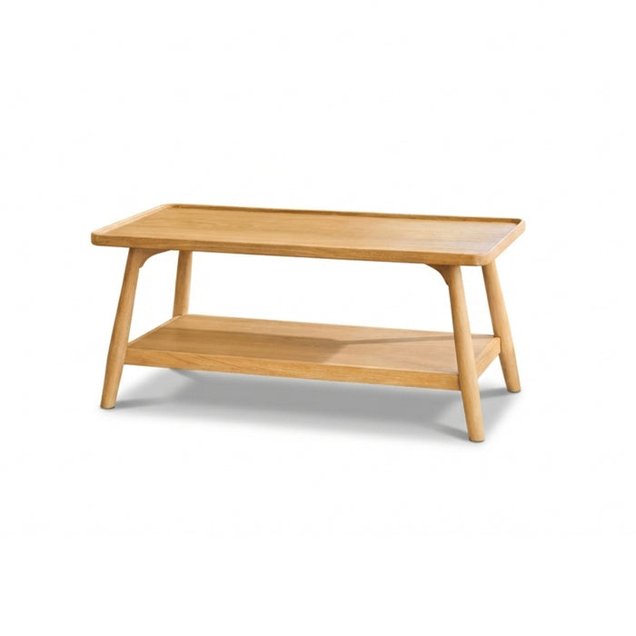 Tilly 100cm Rectangular Coffee Table - Whitewash Oak - Laura James