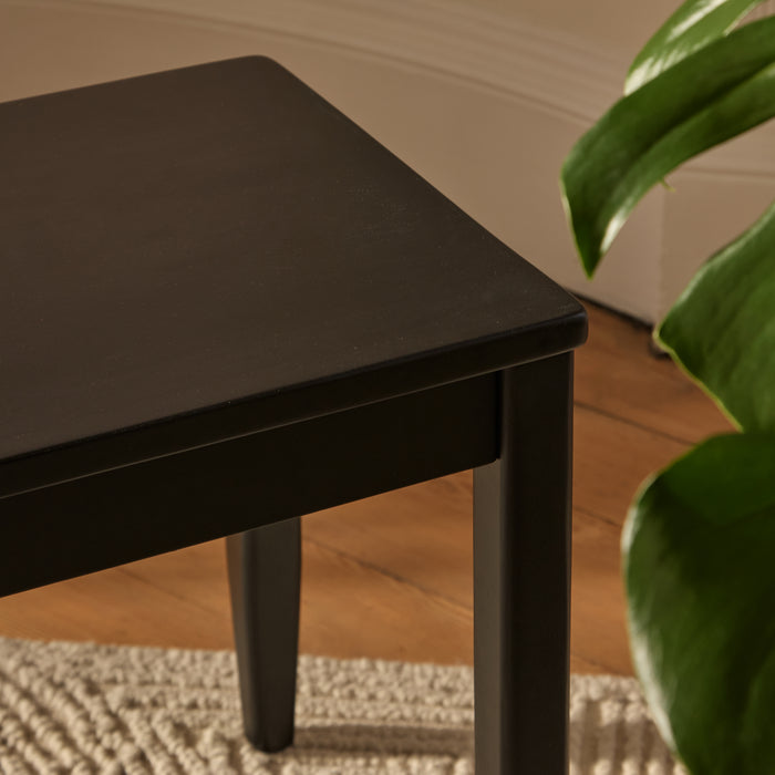 Tilly 150cm Wooden Bench - Black Oak - Laura James