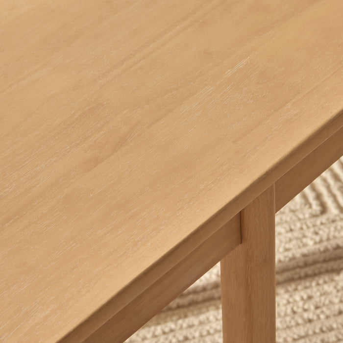 Tilly 150cm Wooden Bench - Whitewash Oak - Laura James