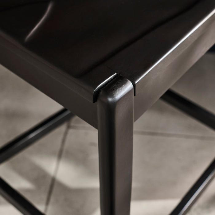 Tilly Bar Stool - Black Oak - Laura James