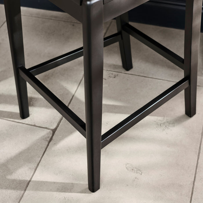 Tilly Bar Stool - Black Oak - Laura James