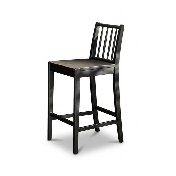 Tilly Bar Stool - Black Oak - Laura James