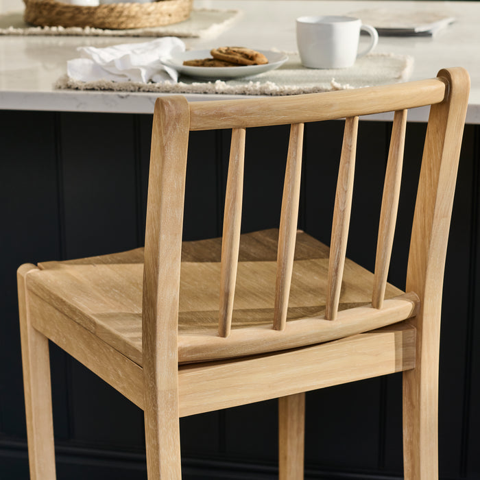 Tilly Bar Stool - Whitewash Oak - Laura James