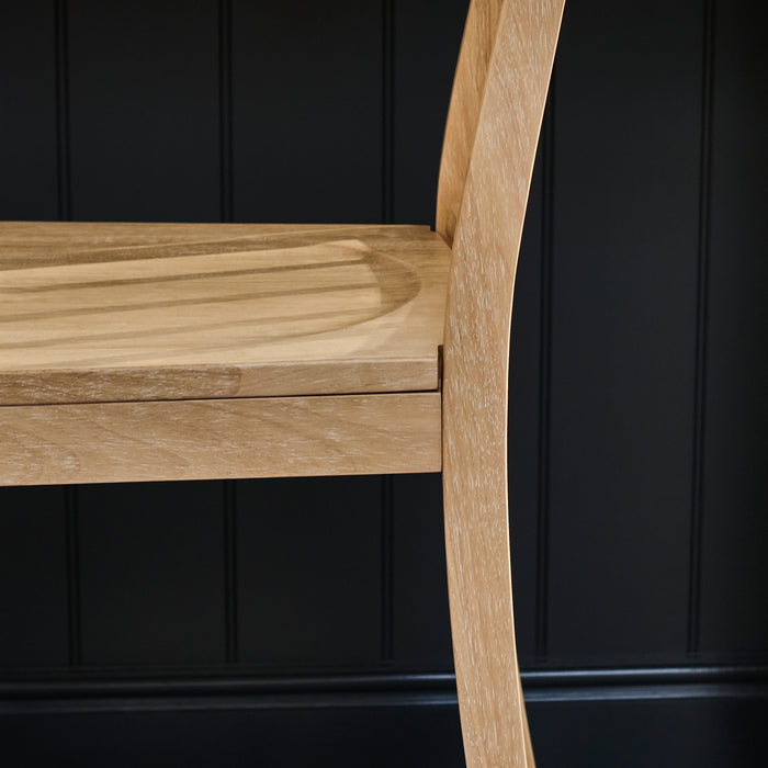 Tilly Bar Stool - Whitewash Oak - Laura James