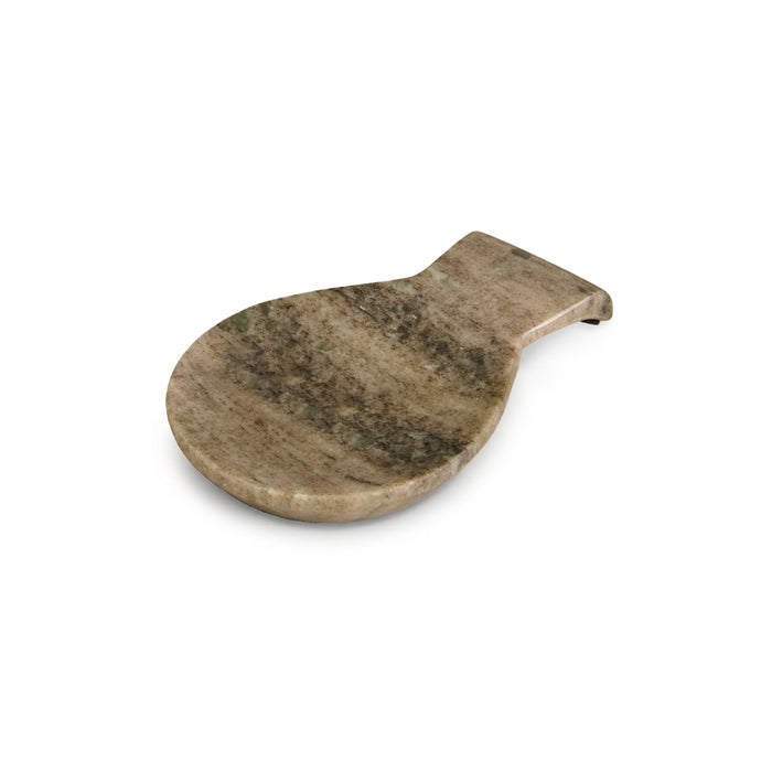 Tiree 15cm Spoon Rest - Beige Marble - Laura James