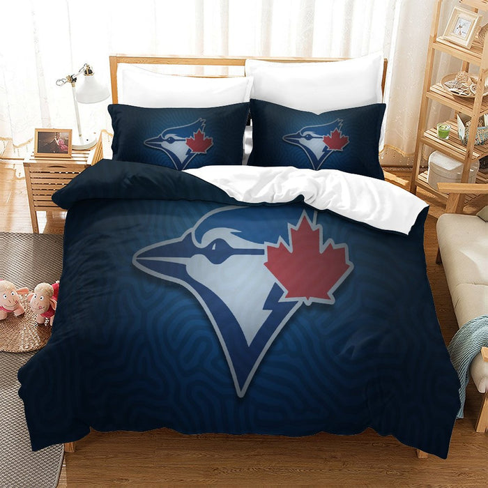 Toronto Blue Jays Bedding Set Quilt Cover Without Filler