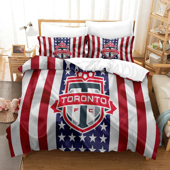 Toronto FC Bedding Set Duvet Cover Without Filler