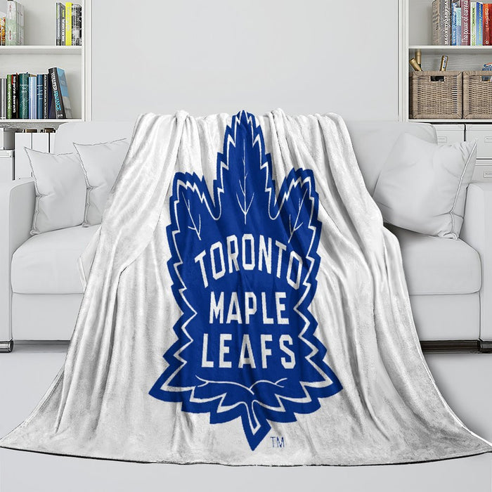 Toronto Maple Leafs Blanket Flannel Throw Kids Room Decoration