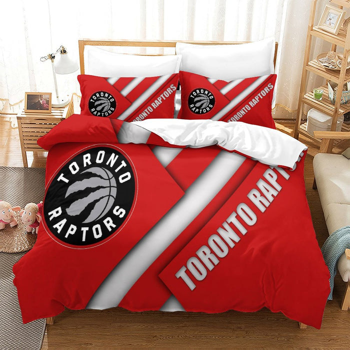Toronto Raptors Bedding Set Duvet Cover Without Filler