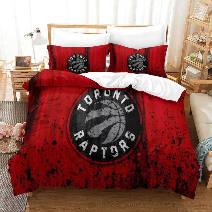 Toronto Raptors Bedding Set Duvet Cover Without Filler