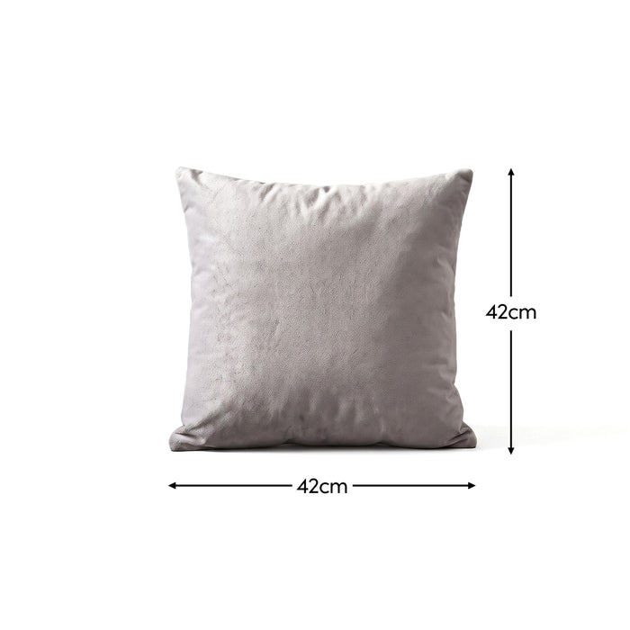 Tracy Scatter Cushions - Set of 3 - Mist Grey Velvet - Laura James