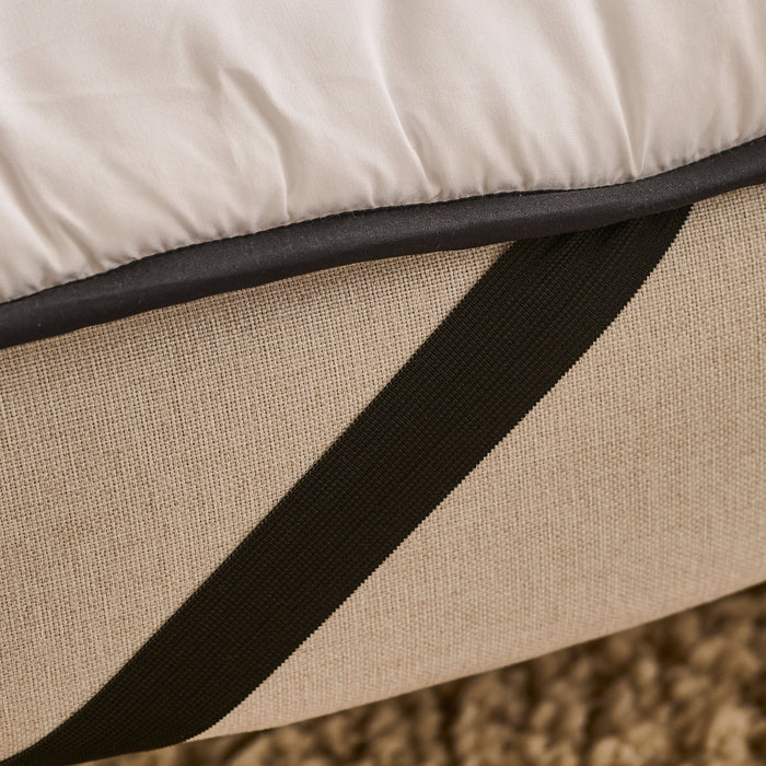 Una Single Sofa Bed Topper - White - Laura James