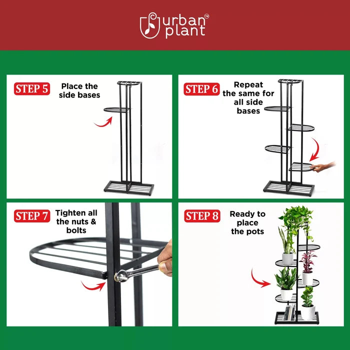 7 Tier Metal Pot Stand Metal Stand Urban Plant
