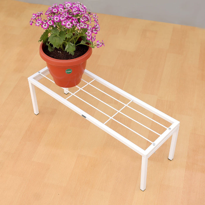 Urban Plant Apollo Metal Plant Stand for Garden (White - Set of 1) Metal Stand Urban Plant