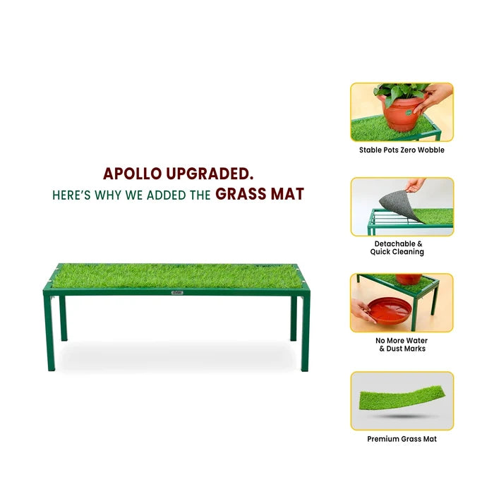 Urban Plant Apollo Plant Stand with Green Grass (Green – Set of 1) Plant Stand Urban Plant