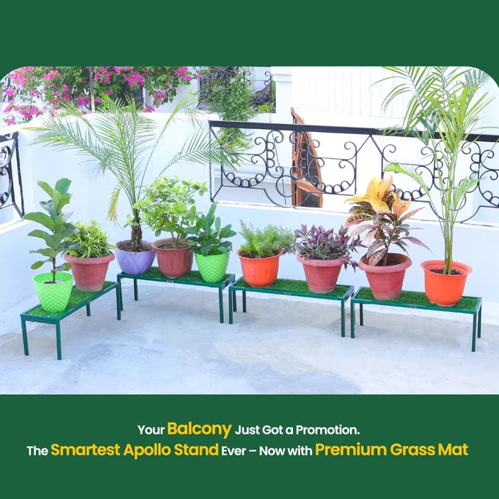 Urban Plant Apollo Plant Stand with Green Grass (Green – Set of 1) Plant Stand Urban Plant