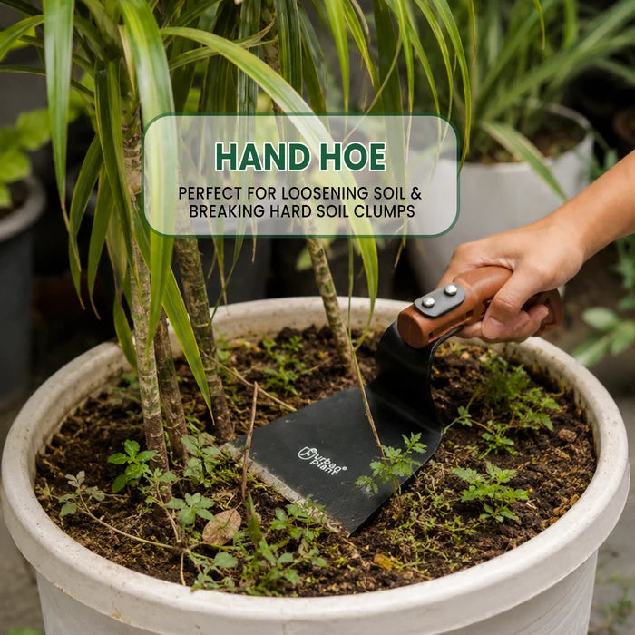 Hand Hoe for Gardening – Wide Metal Khurpa | Urban Plant