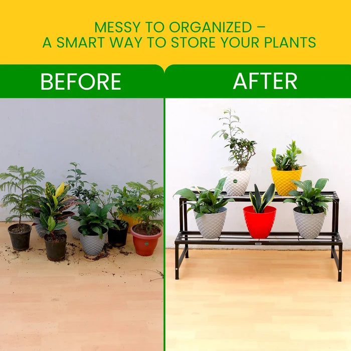 Urban Plant Heavy Duty 2 Step Planter Pot Stand Metal Stand Urban Plant