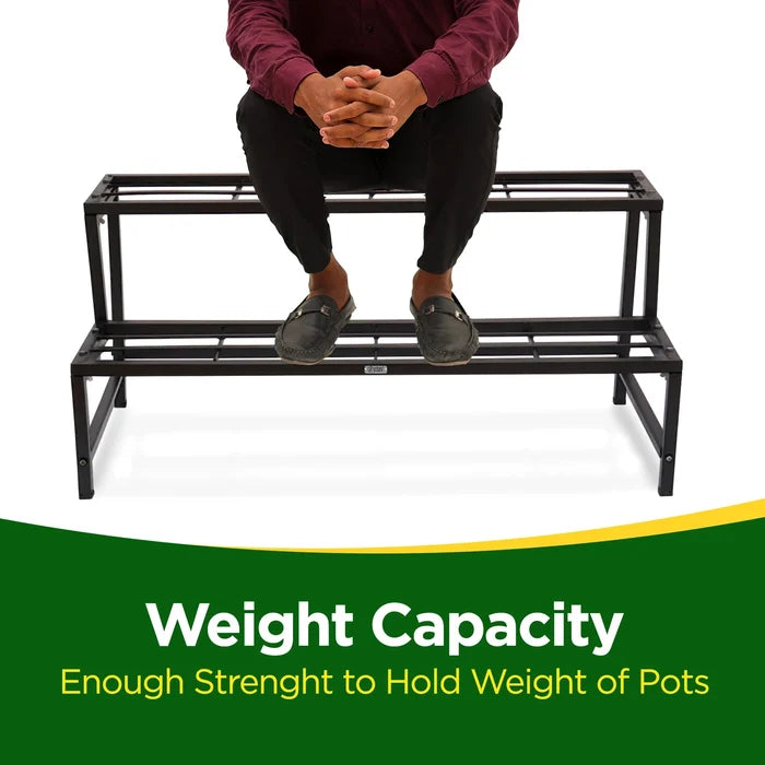 Urban Plant Heavy Duty 2 Step Planter Pot Stand Metal Stand Urban Plant