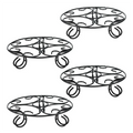Urban Plant Short Designer Pot Stand (1212) Urban Plant Set of 4