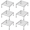 Urban Plant Titanium Stand (Set of 6 - Black) Metal Stand Urban Plant