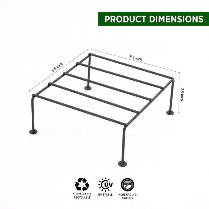 Urban Plant Titanium Stand (Set of 6 - Black) Metal Stand Urban Plant