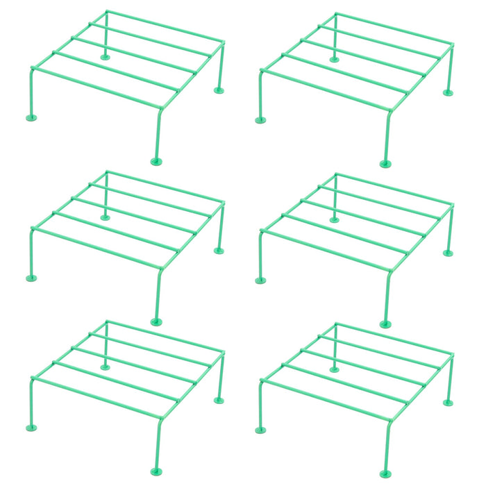 Urban Plant Titanium Stand (Set of 6 - Green) Metal Stand Urban Plant