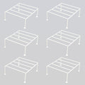 Urban Plant Titanium Stand (Set of 6 - White) Metal Stand Urban Plant