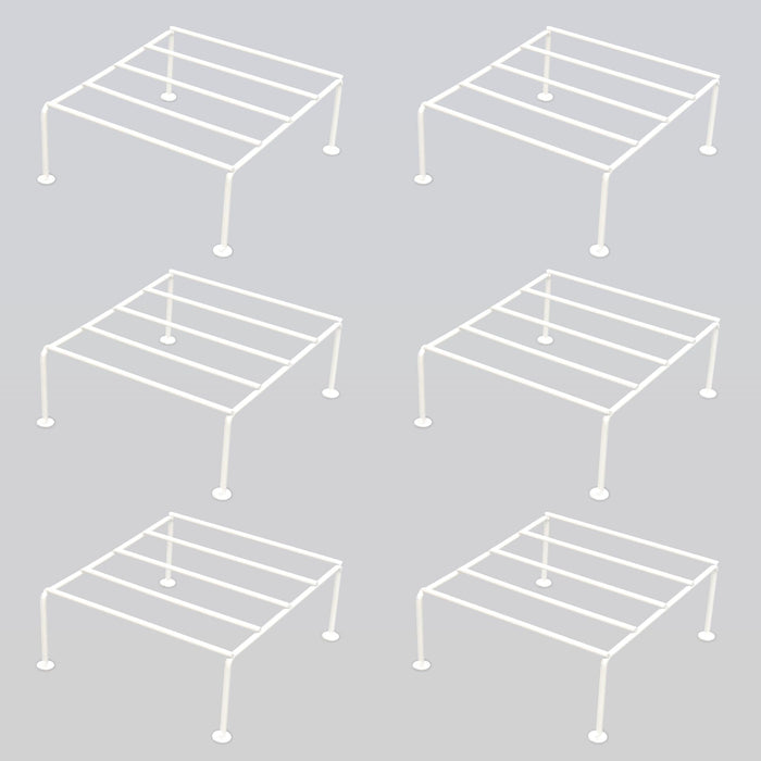 Urban Plant Titanium Stand (Set of 6 - White) Metal Stand Urban Plant