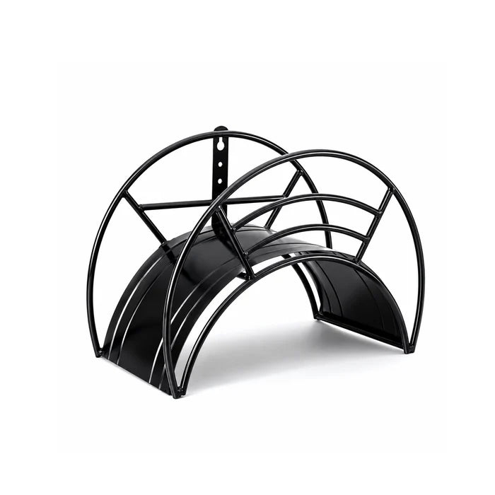 Urban Plant Wall Mount Garden Hose Hanger (Black)