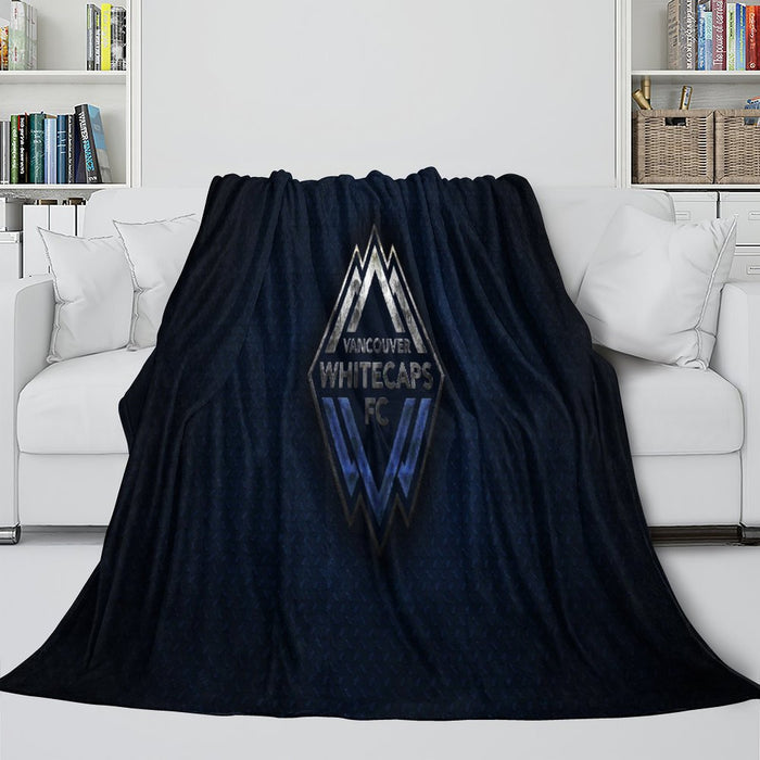 Vancouver Whitecaps FC Blanket Flannel Fleece Throw Room Decoration
